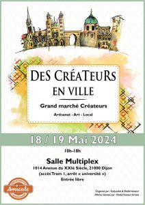 Affiche évènement aquarelle graphiste